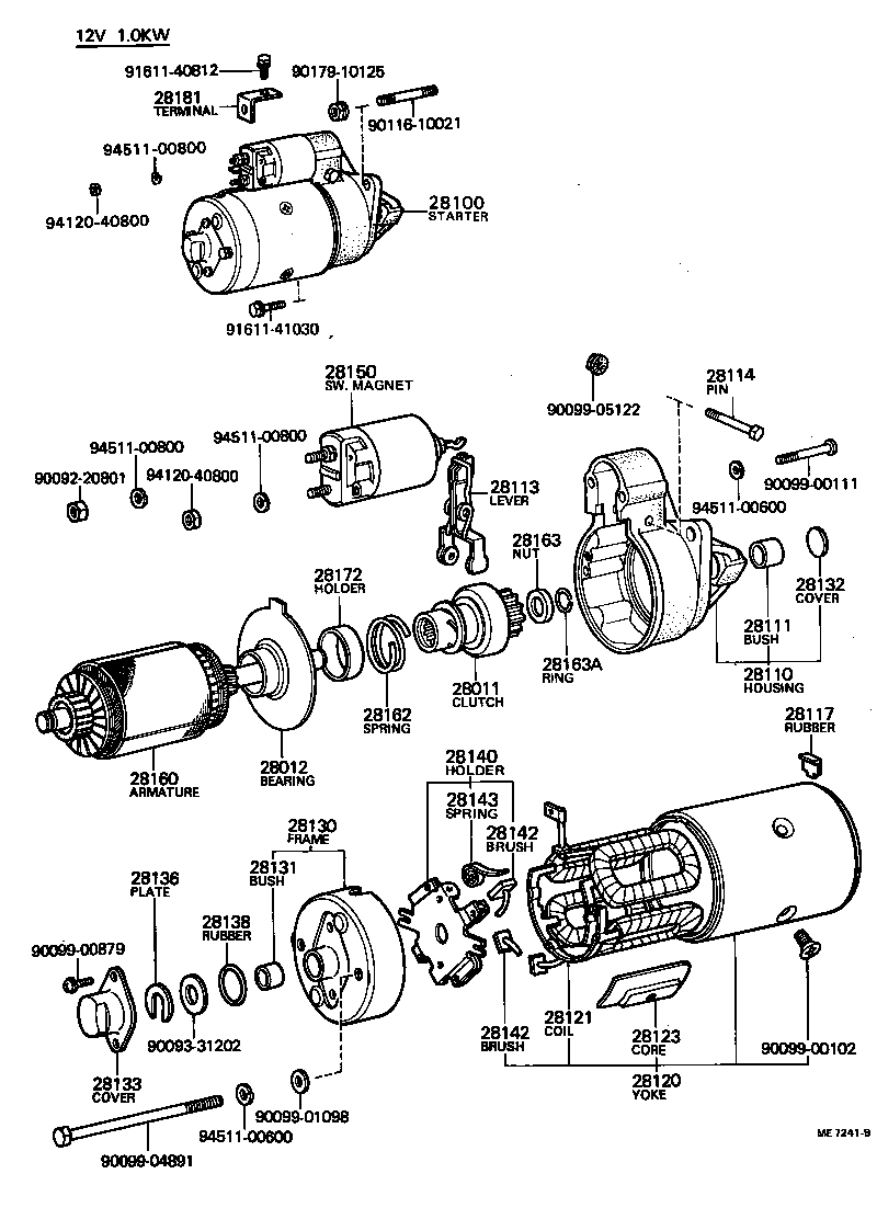  HILUX |  STARTER