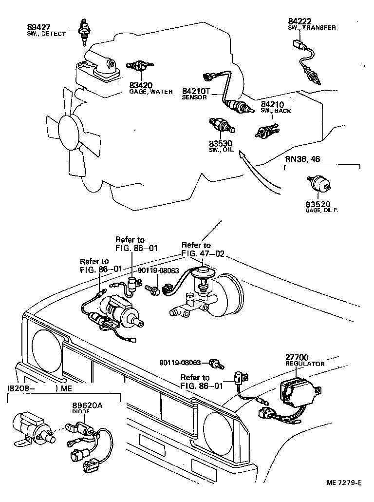  HILUX |  SWITCH RELAY COMPUTER