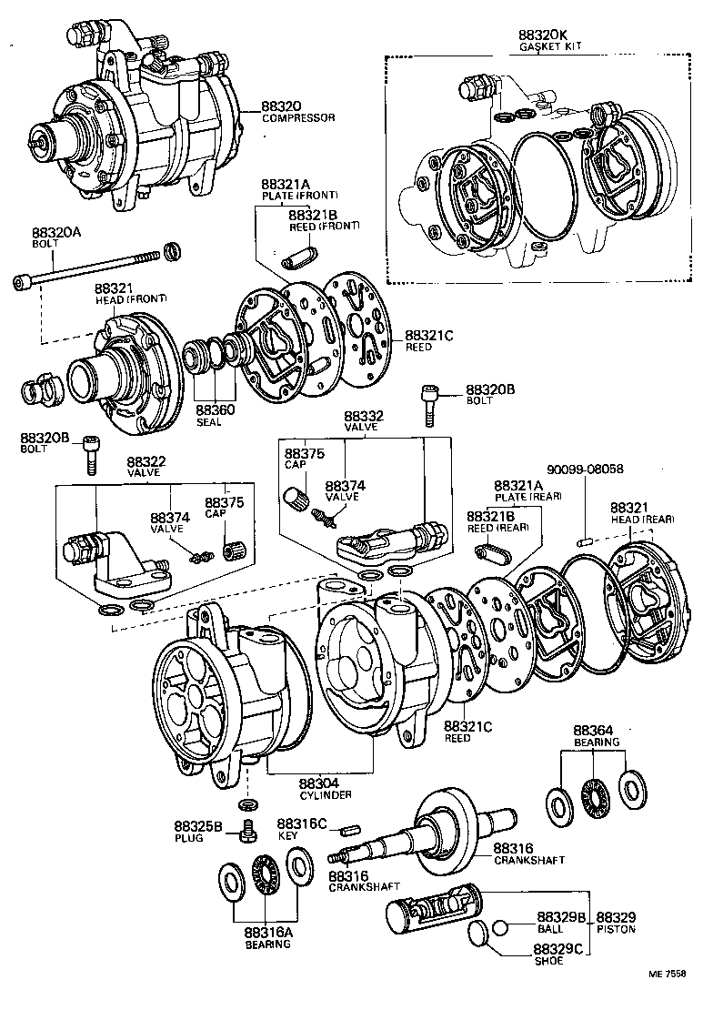  CRESSIDA |  HEATING AIR CONDITIONING COMPRESSOR