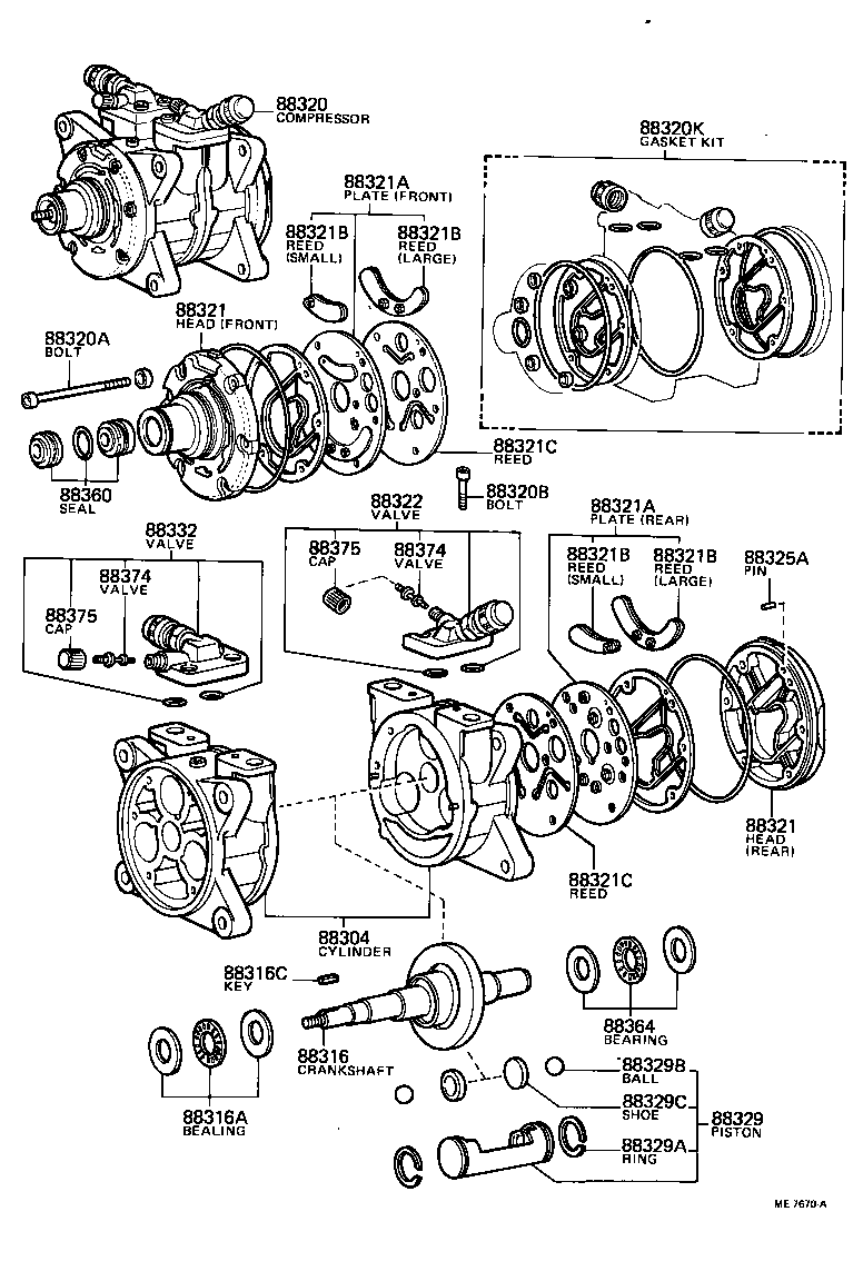  HILUX |  HEATING AIR CONDITIONING COMPRESSOR