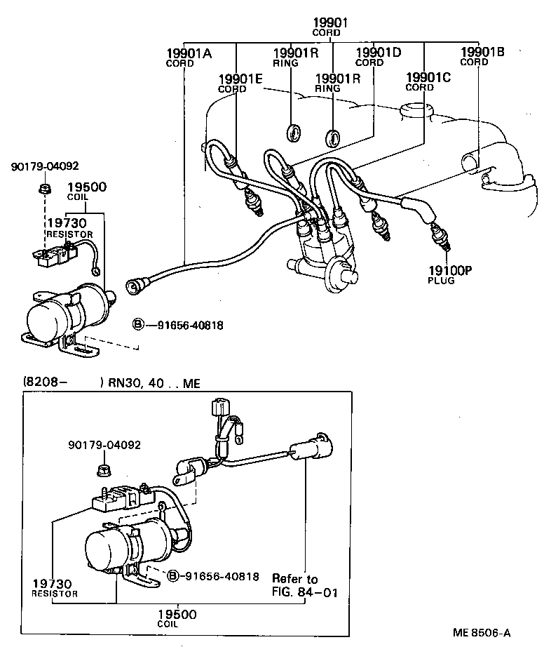  HILUX |  IGNITION COIL SPARK PLUG