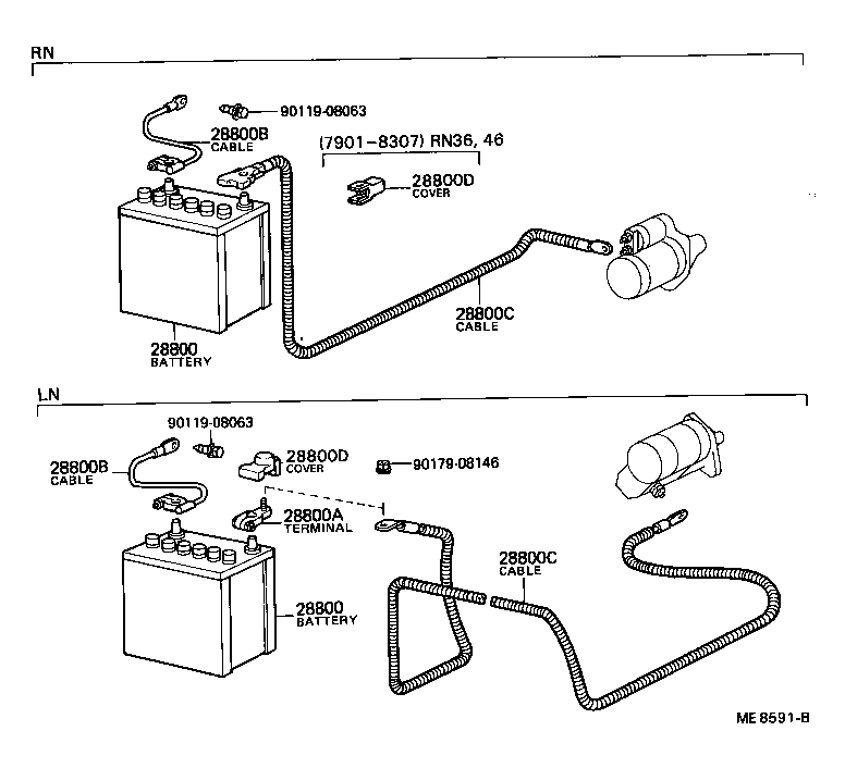  HILUX |  BATTERY BATTERY CABLE