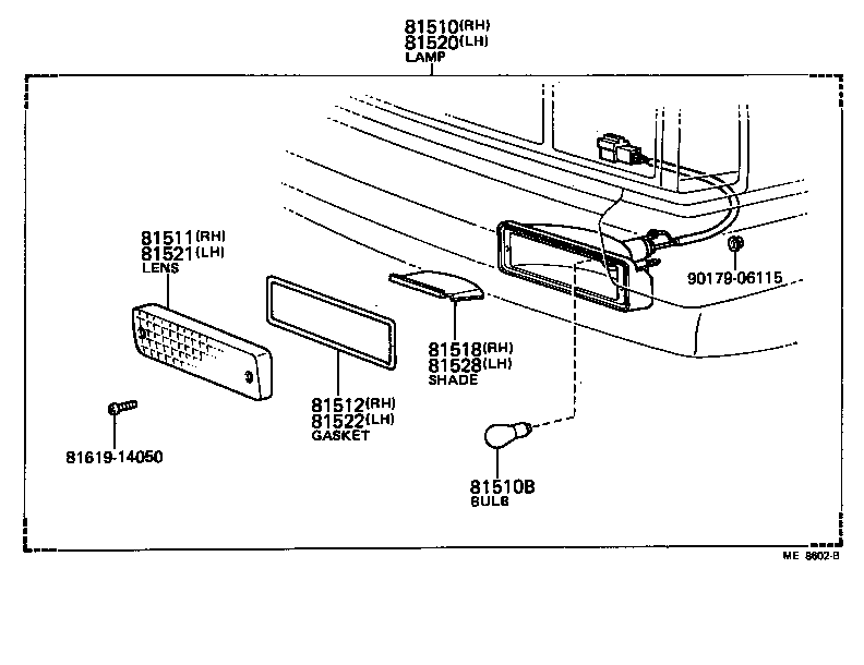  CRESSIDA |  FRONT TURN SIGNAL LAMP