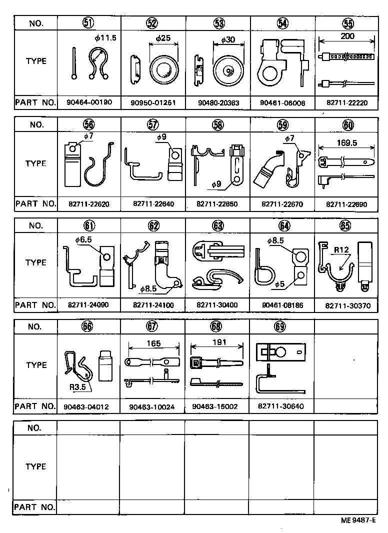  CRESSIDA |  WIRING CLAMP