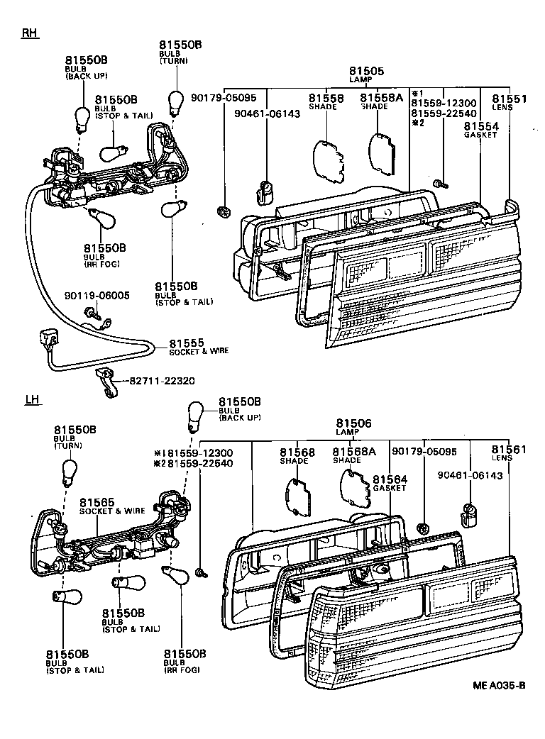  CRESSIDA |  REAR COMBINATION LAMP