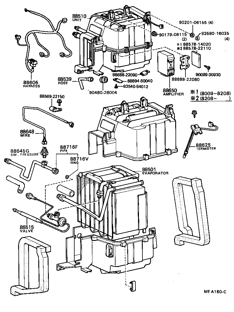  CRESSIDA |  HEATING AIR CONDITIONING COOLER UNIT