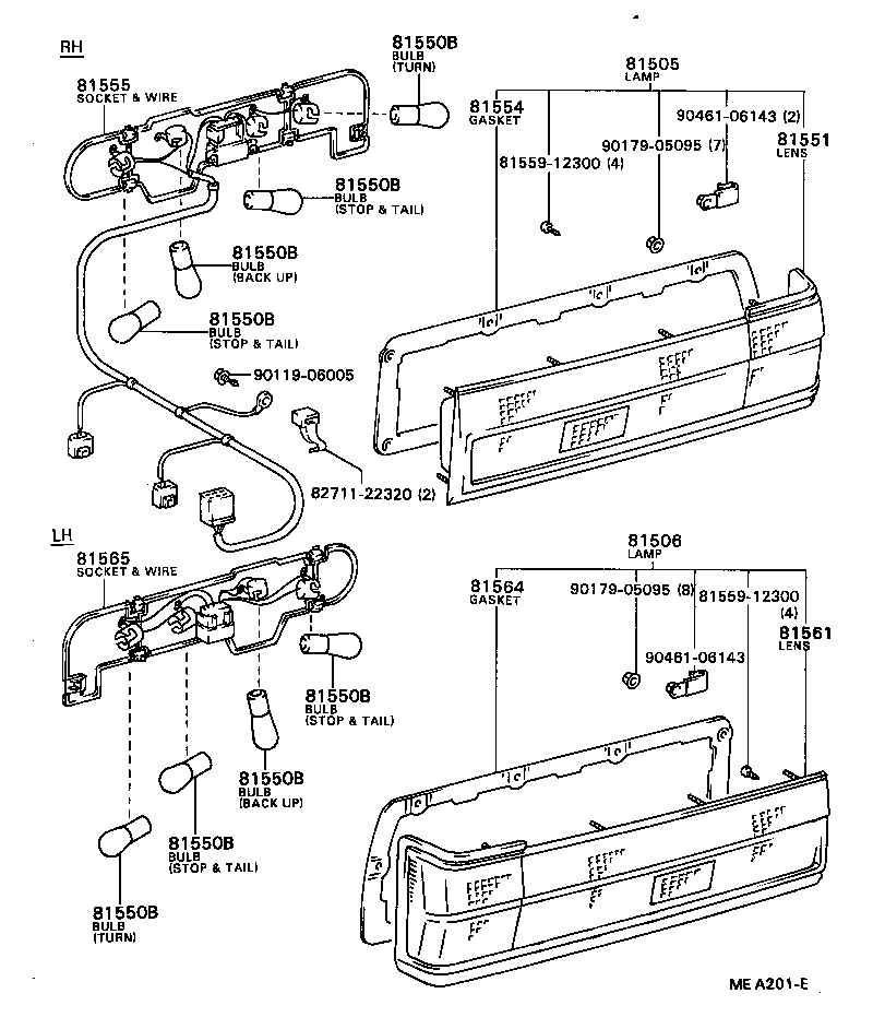  CRESSIDA |  REAR COMBINATION LAMP