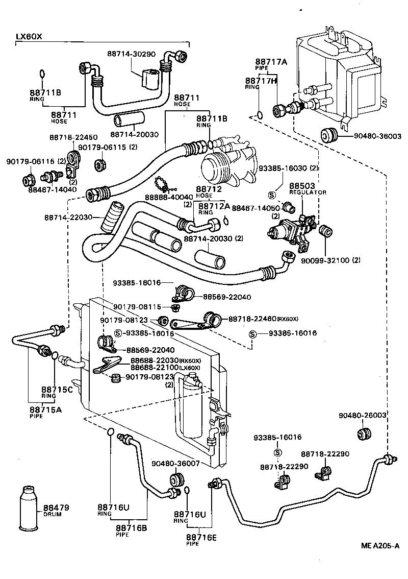  CRESSIDA |  HEATING AIR CONDITIONING COOLER PIPING