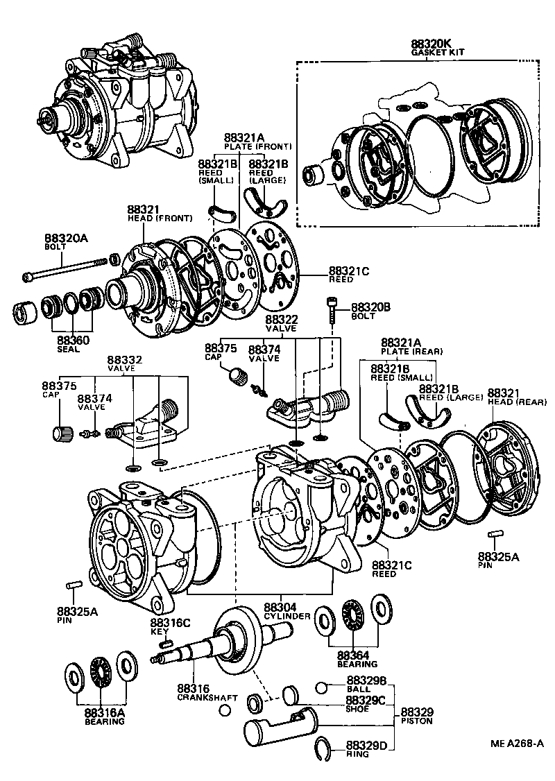  CRESSIDA |  HEATING AIR CONDITIONING COMPRESSOR