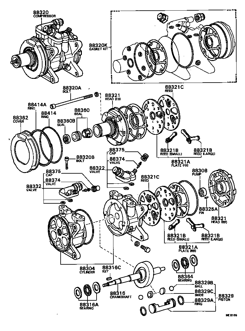  HILUX |  HEATING AIR CONDITIONING COMPRESSOR