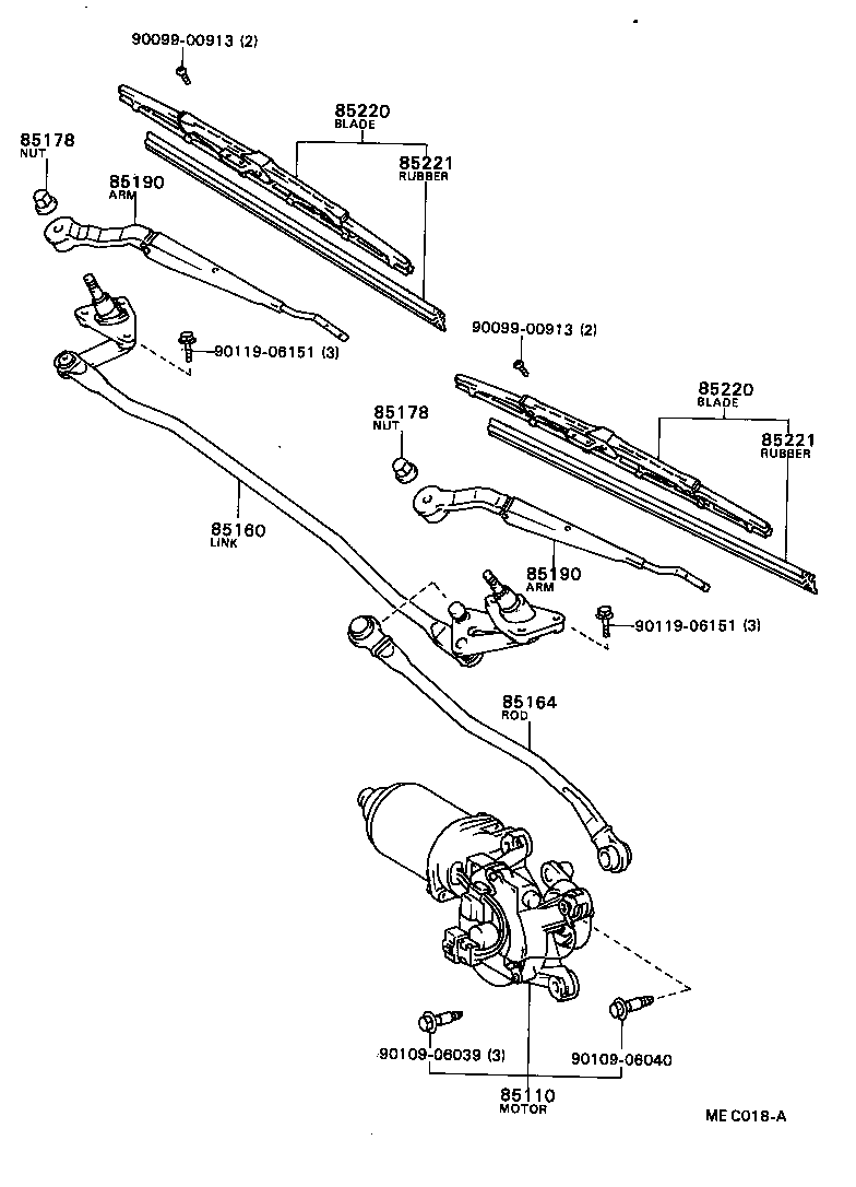  CRESSIDA |  WINDSHIELD WIPER