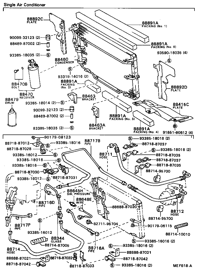  MODEL F |  HEATING AIR CONDITIONING COOLER PIPING