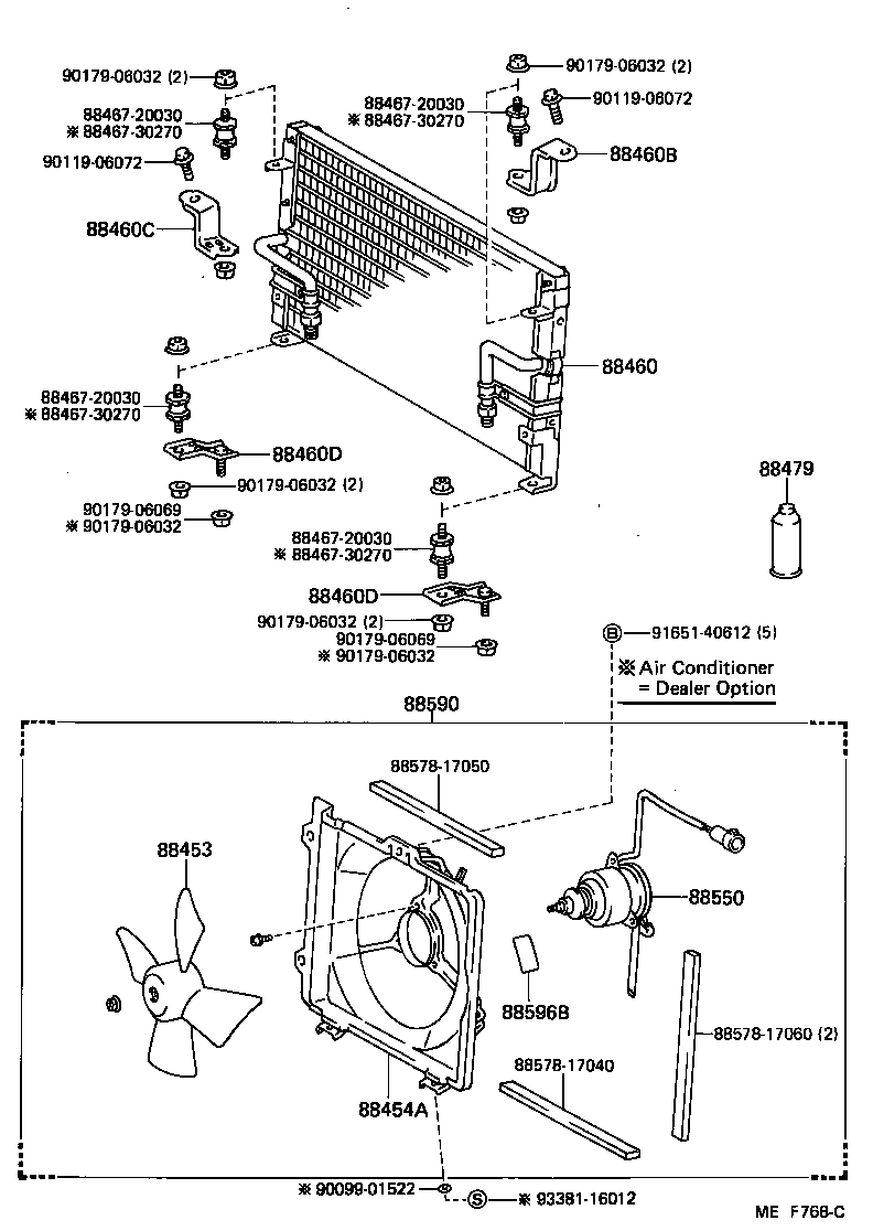  MR2 |  HEATING AIR CONDITIONING COOLER PIPING