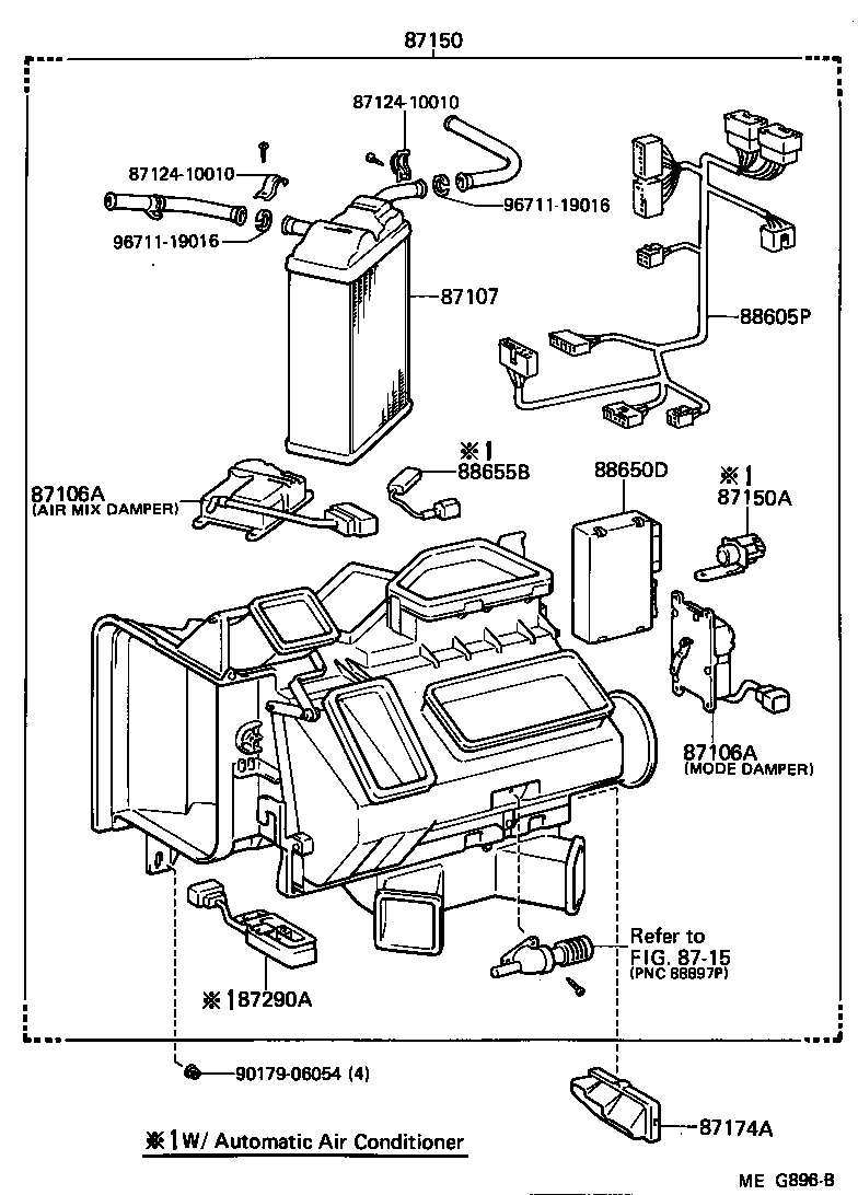  SUPRA |  HEATING AIR CONDITIONING HEATER UNIT BLOWER