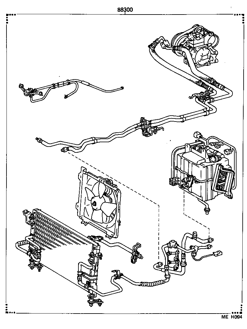  MR2 |  HEATING AIR CONDITIONING SET