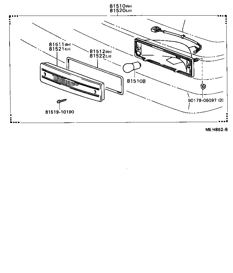  CAMRY |  FRONT TURN SIGNAL LAMP