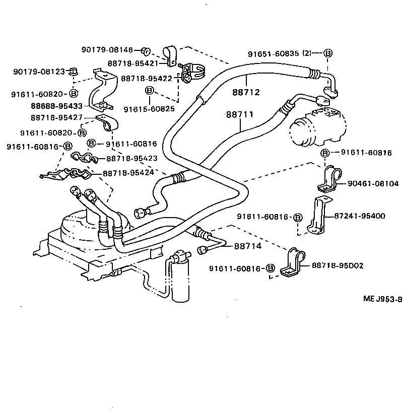  DYNA 200 |  HEATING AIR CONDITIONING COOLER PIPING