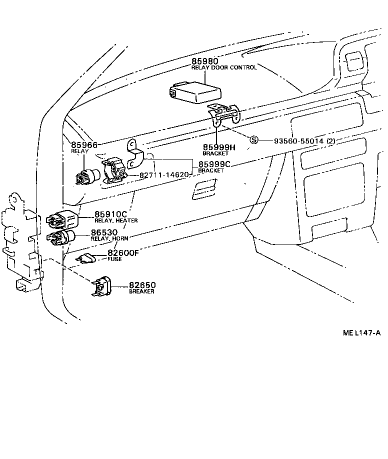  CAMRY |  SWITCH RELAY COMPUTER