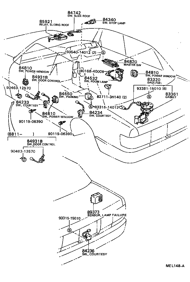  CAMRY |  SWITCH RELAY COMPUTER