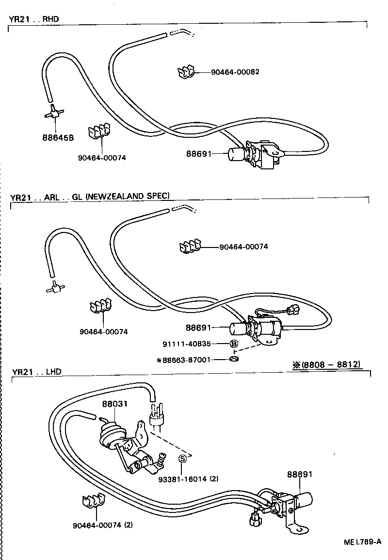  MODEL F |  HEATING AIR CONDITIONING VACUUM PIPING