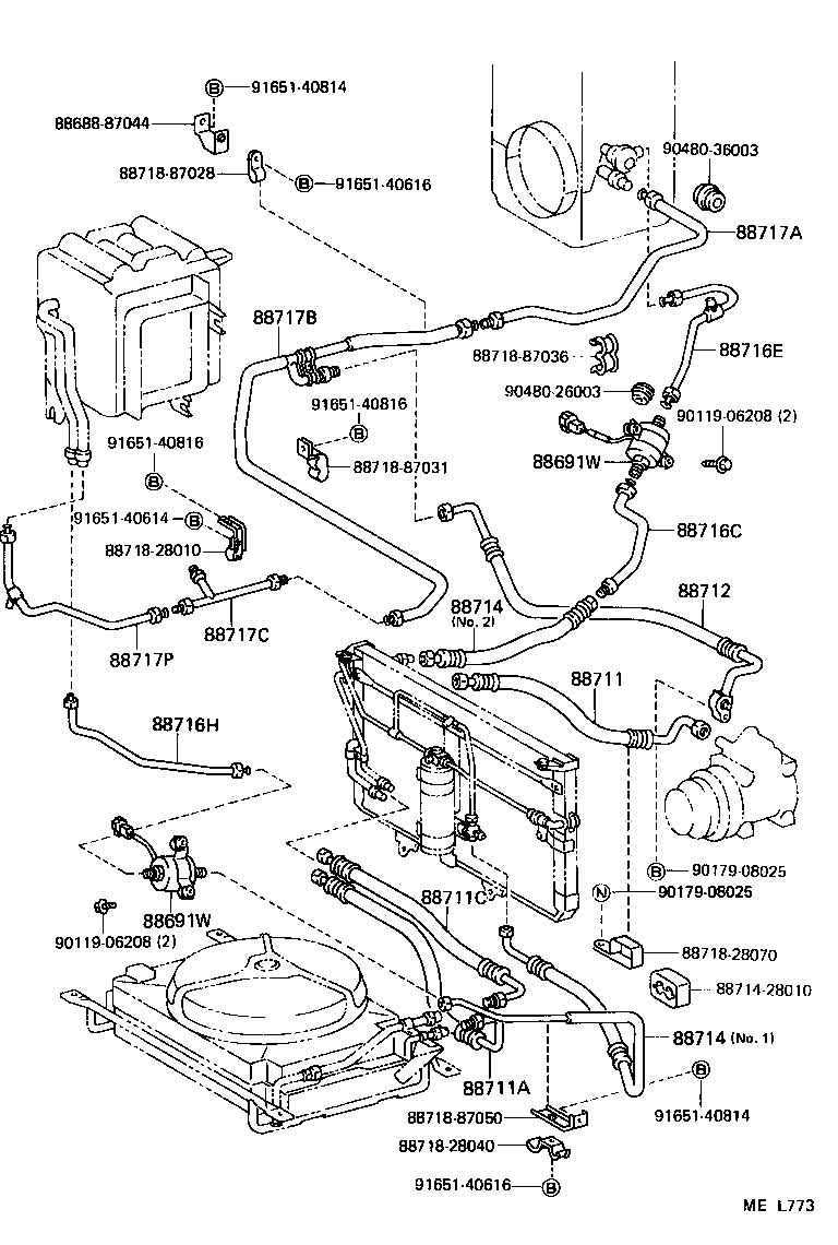  MODEL F |  HEATING AIR CONDITIONING COOLER PIPING