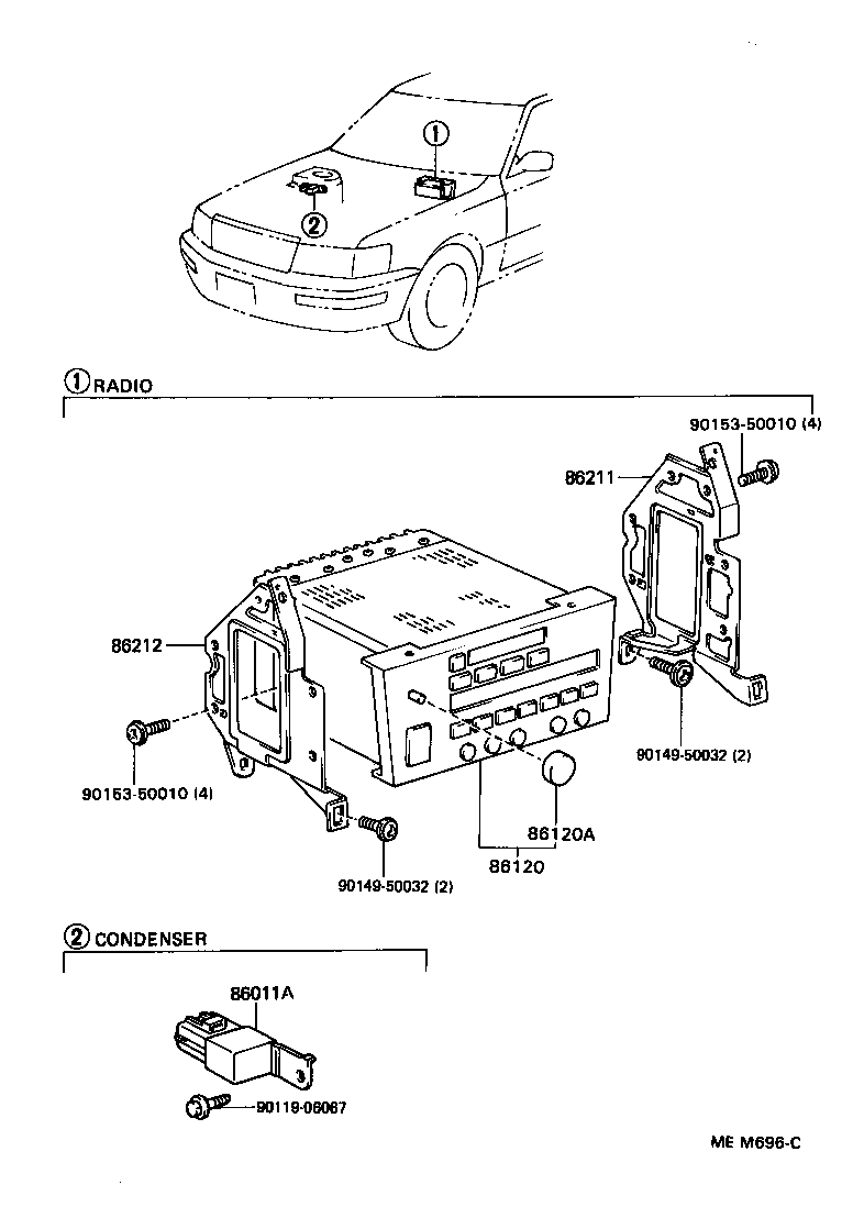  LS400 |  RADIO RECEIVER AMPLIFIER CONDENSER