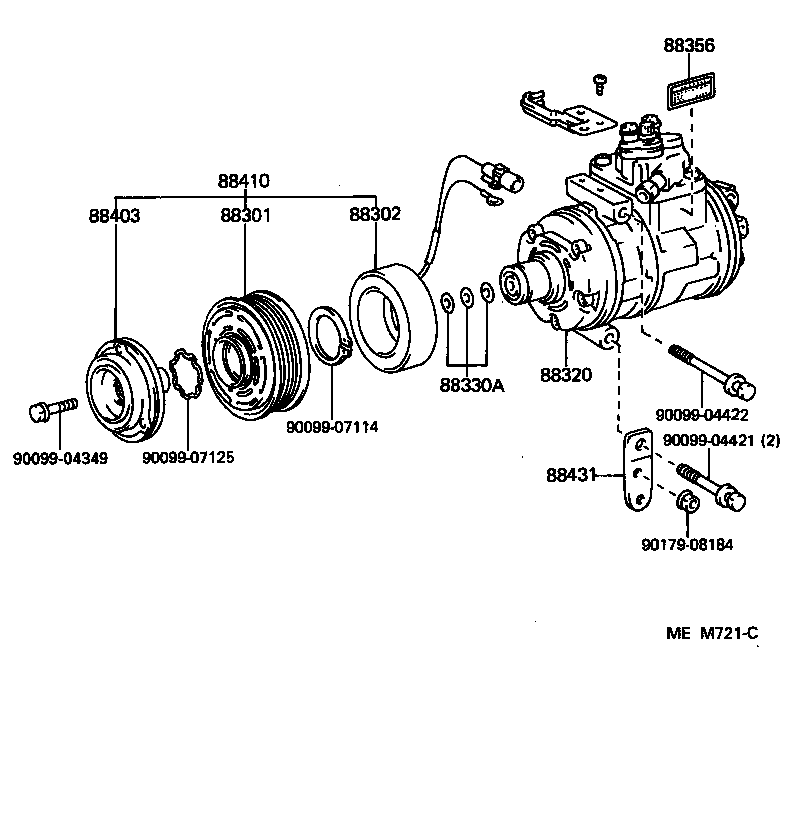  LS400 |  HEATING AIR CONDITIONING COMPRESSOR