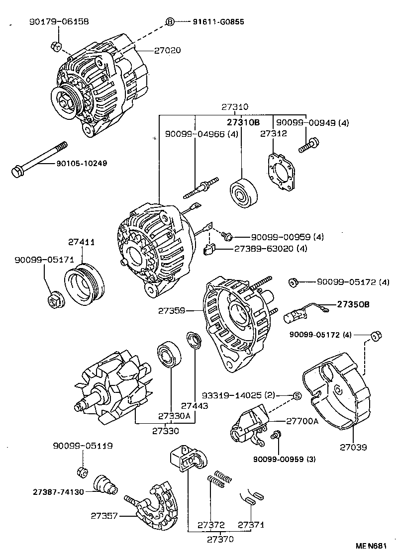  CELICA |  ALTERNATOR