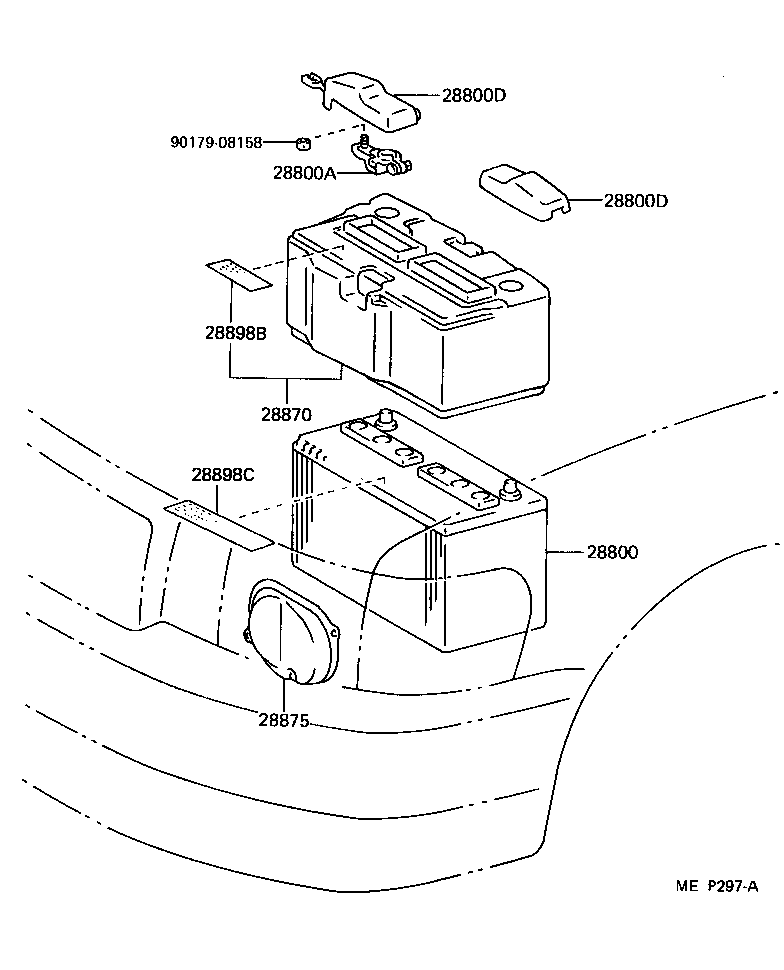  LS400 |  BATTERY BATTERY CABLE