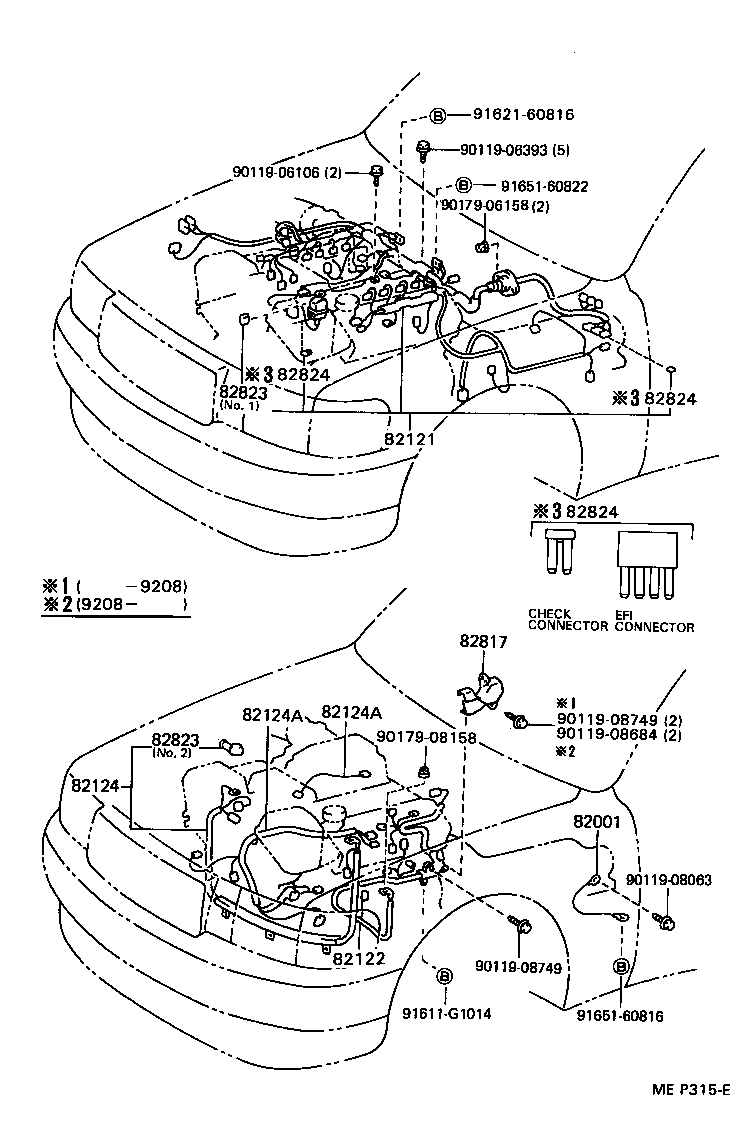  LS400 |  WIRING CLAMP