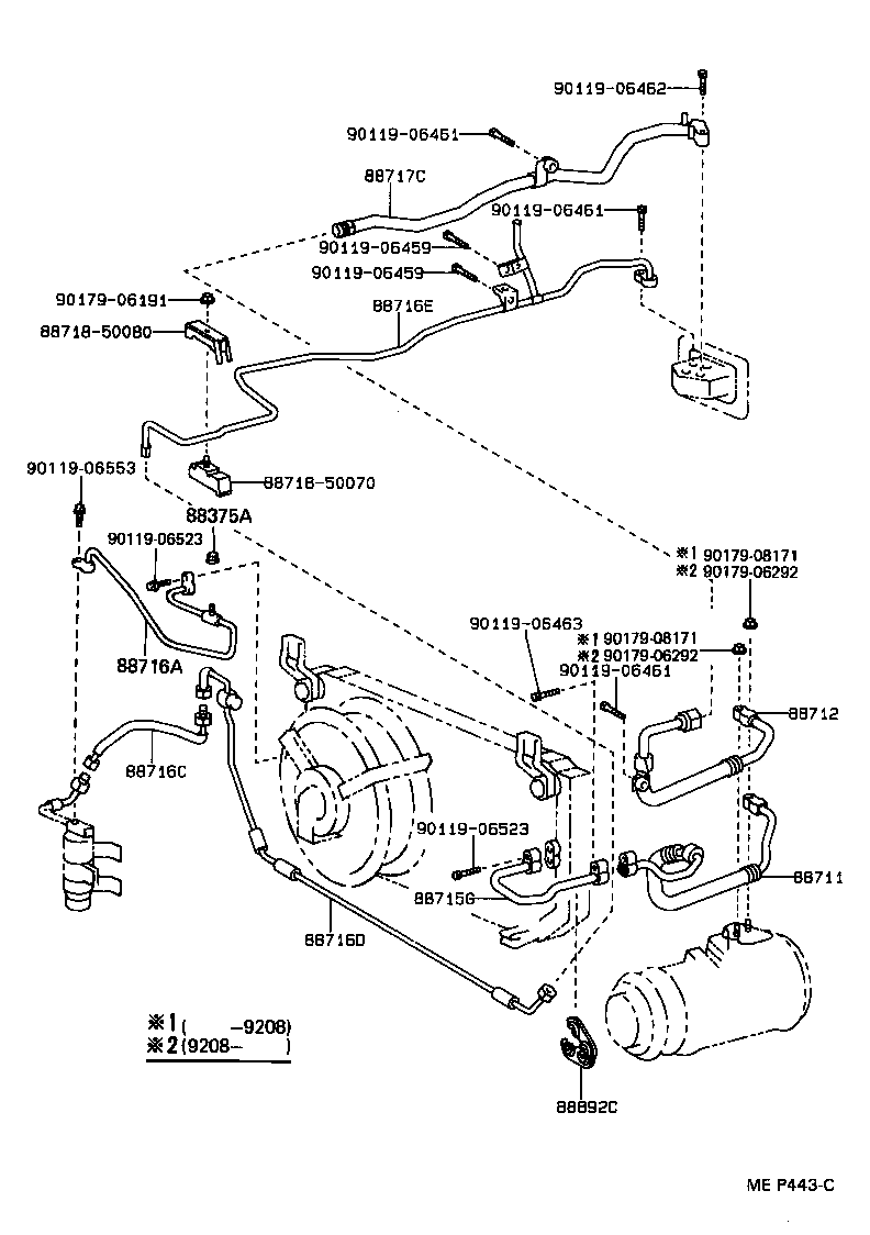  LS400 |  HEATING AIR CONDITIONING COOLER PIPING