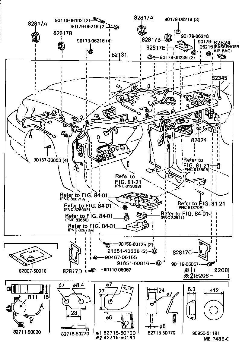  LS400 |  WIRING CLAMP