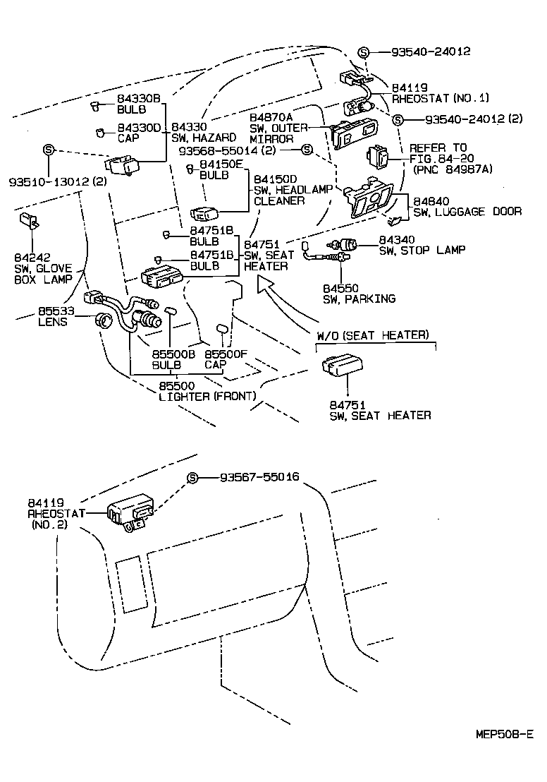  LS400 |  SWITCH RELAY COMPUTER