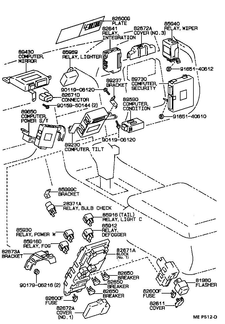  LS400 |  SWITCH RELAY COMPUTER