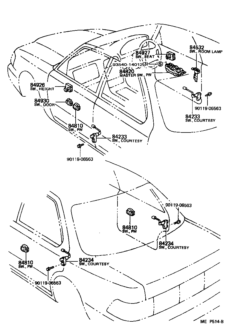  LS400 |  SWITCH RELAY COMPUTER