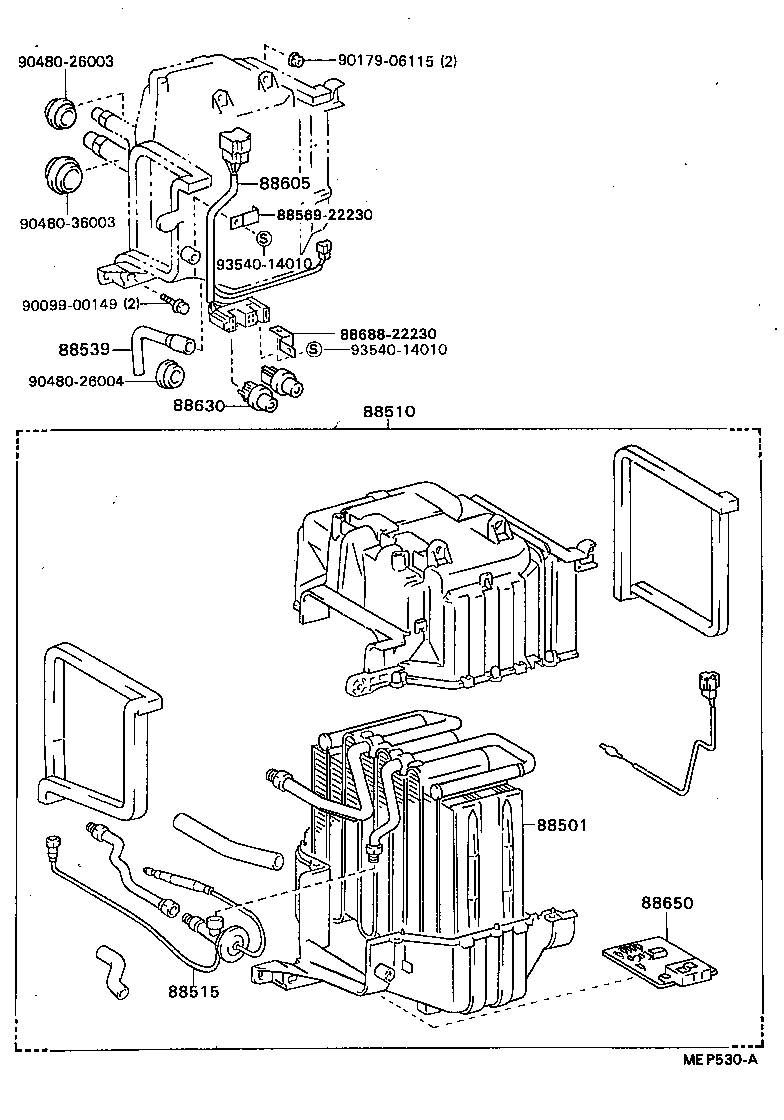  CRESSIDA WAGON |  HEATING AIR CONDITIONING COOLER UNIT