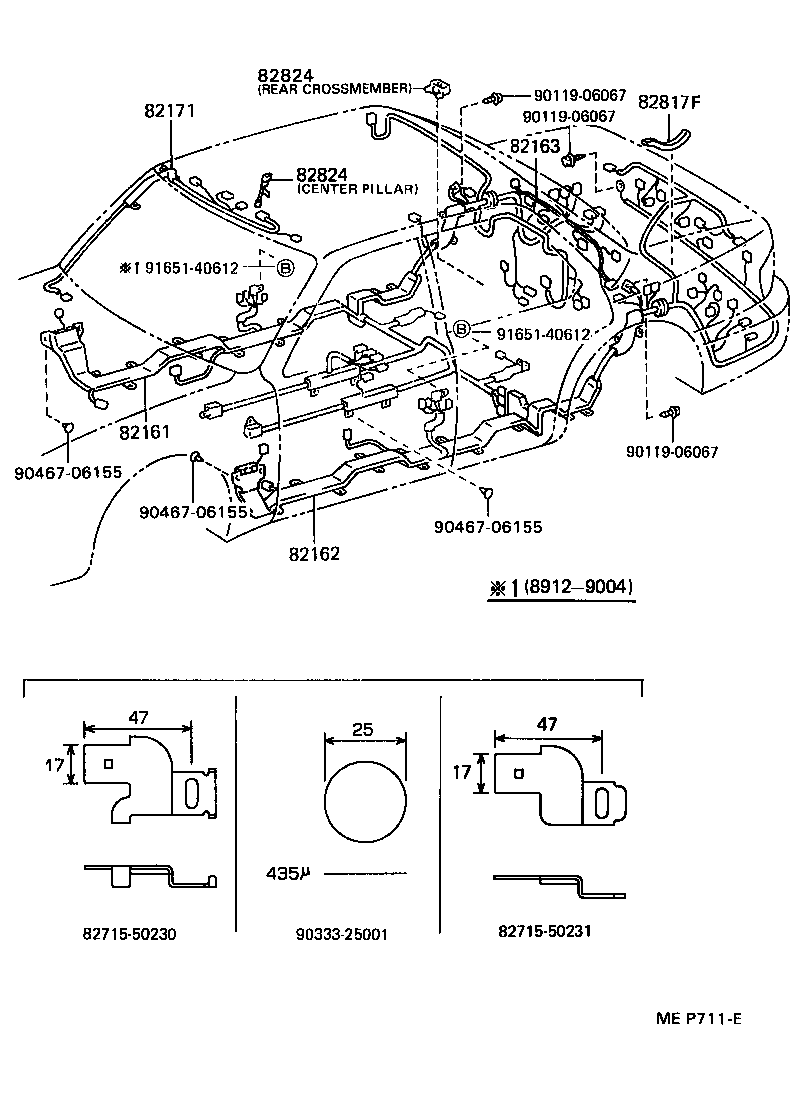  LS400 |  WIRING CLAMP