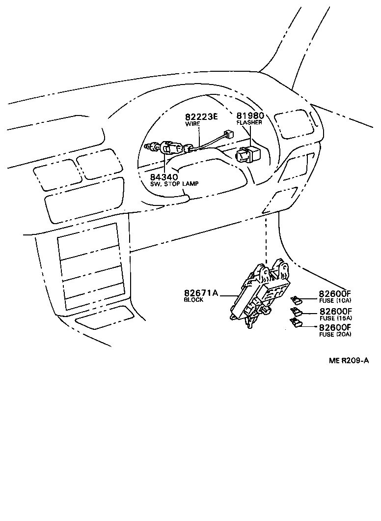  TERCEL |  SWITCH RELAY COMPUTER