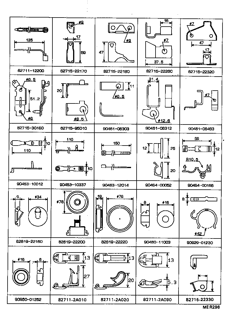  CRESSIDA WAGON |  WIRING CLAMP