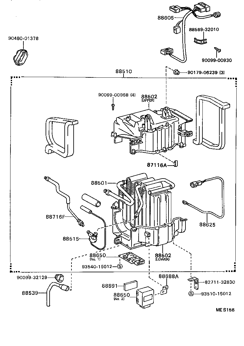  CAMRY |  HEATING AIR CONDITIONING COOLER UNIT