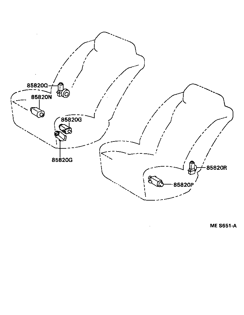  ES300 |  SEAT MOTOR SEAT HEATER