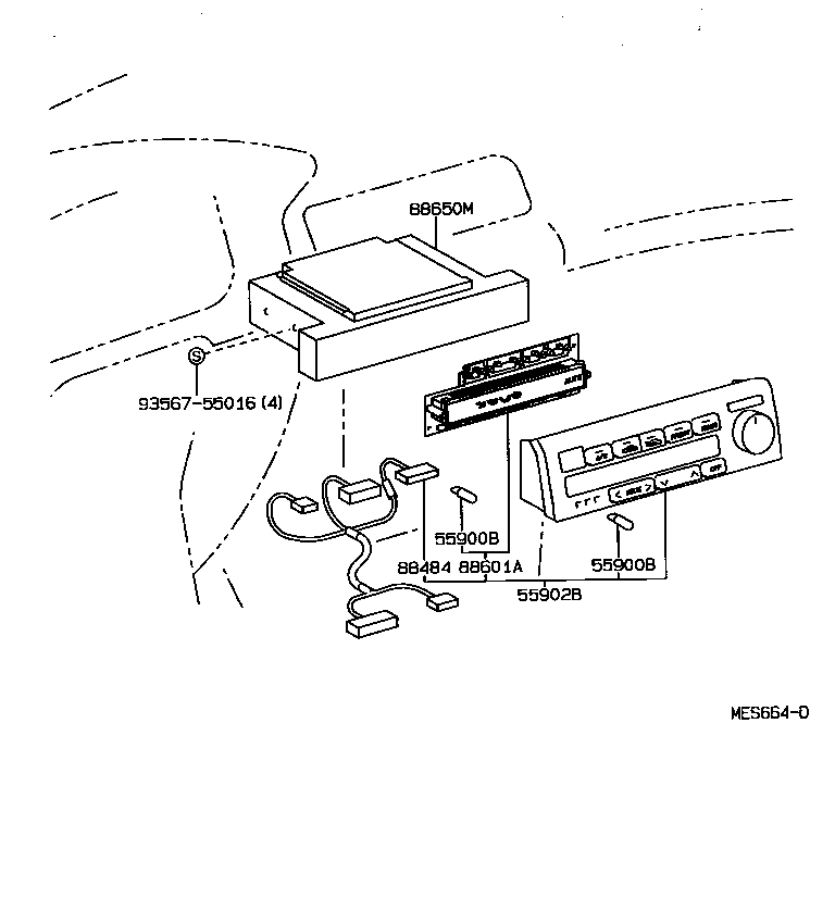  ES300 |  HEATING AIR CONDITIONING CONTROL AIR DUCT