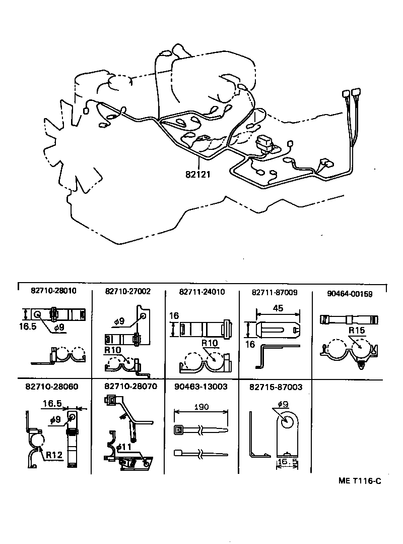  LITEACE VAN WAGON |  WIRING CLAMP