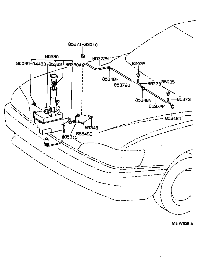  ES300 |  WINDSHIELD WASHER