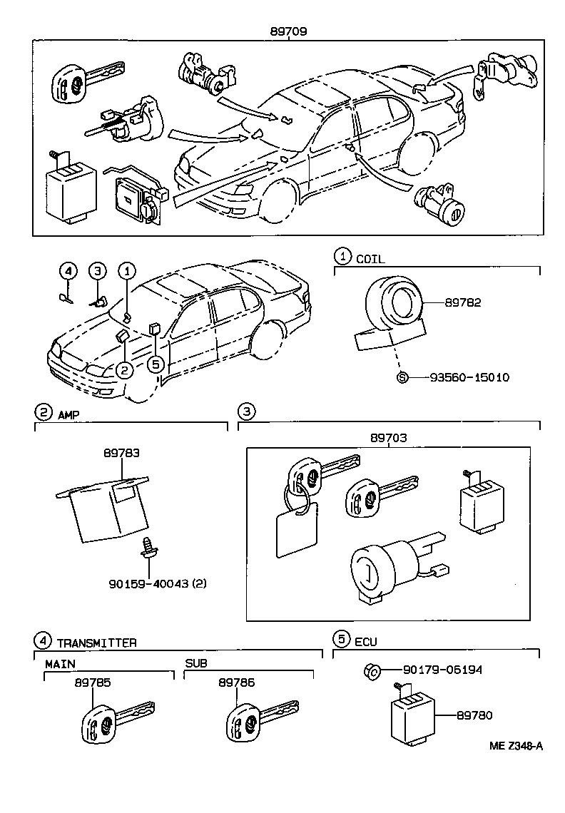  GS300 |  ANTI THEFT DEVICE