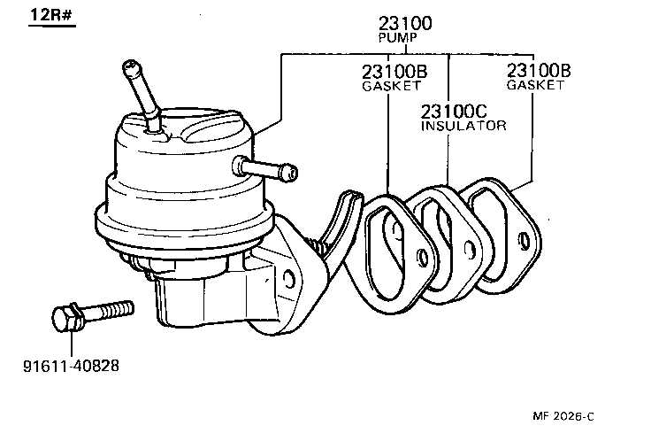  HILUX |  FUEL PUMP PIPE