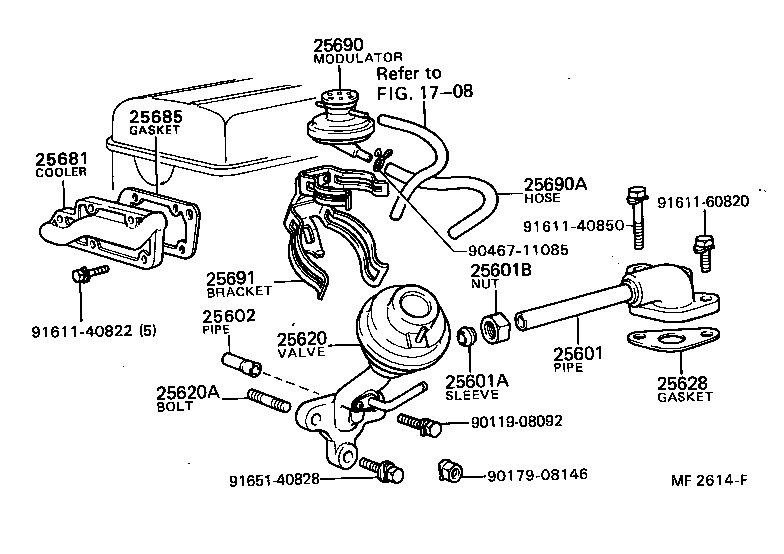  CRESSIDA |  EXHAUST GAS RECIRCULATION SYSTEM