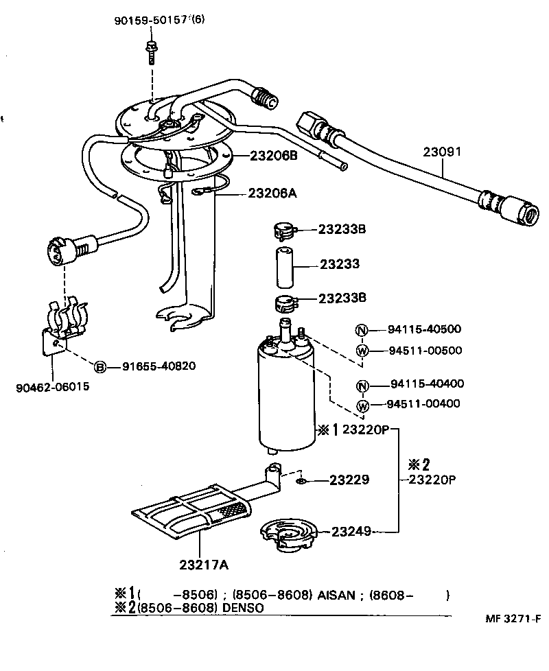  CAMRY VISTA |  FUEL INJECTION SYSTEM