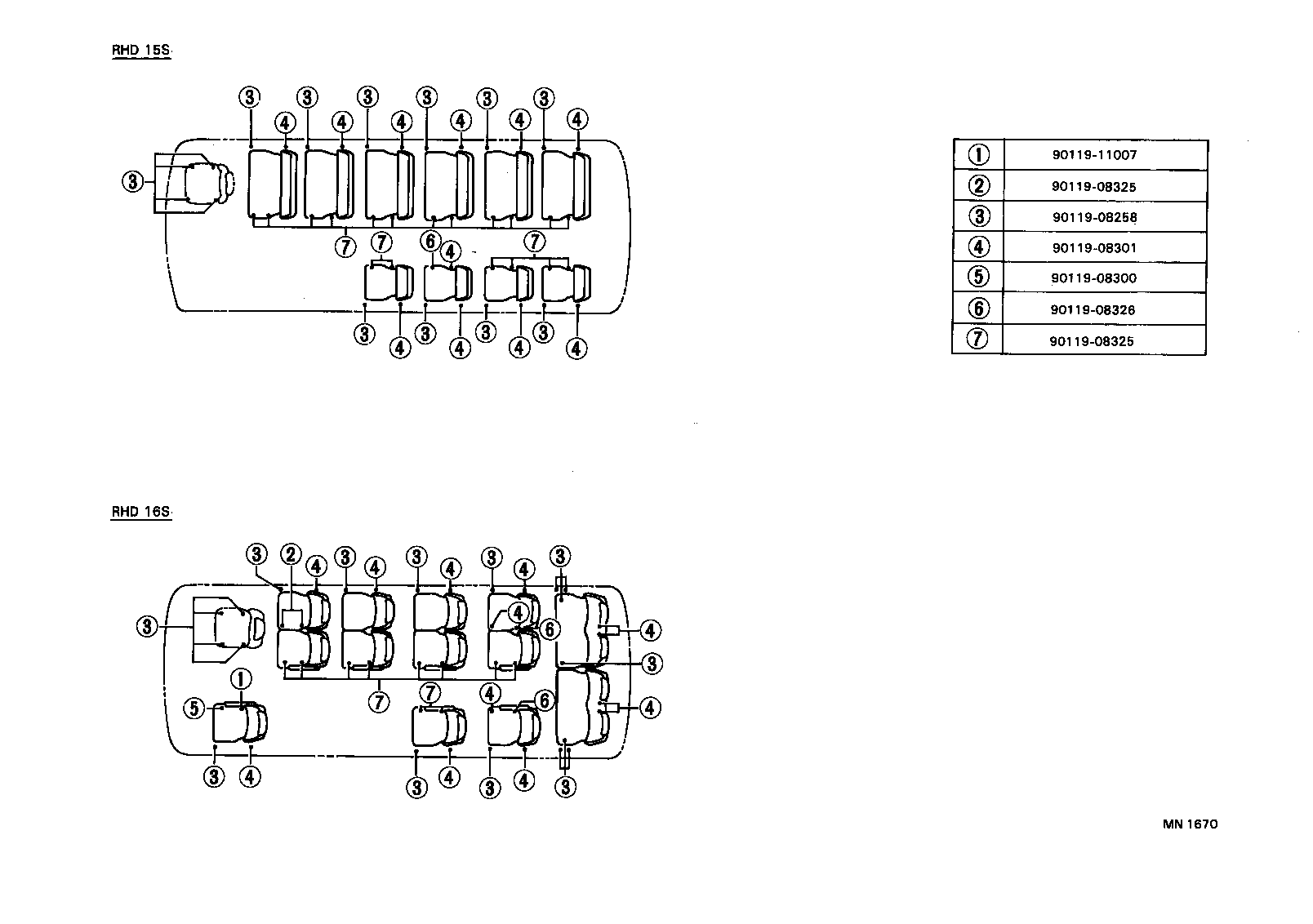  COASTER |  SEAT SEAT TRACK