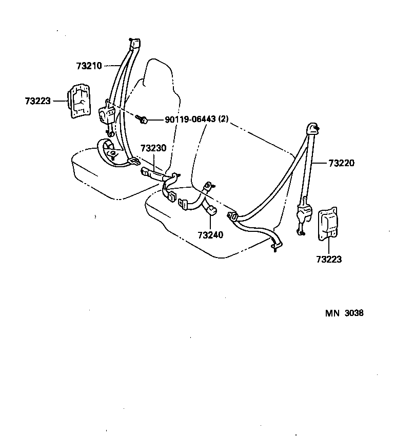  DYNA 150 |  SEAT BELT